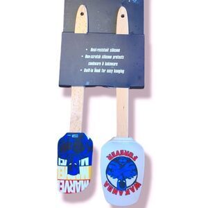Marvel Avengers Black Panther Spatula Set of 2 Silicone Kitchen Cooking Utensils